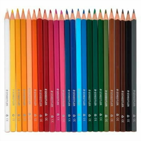 6 Packs: 24 ct. (144 total) Staedtler Triangular Colored Pencils