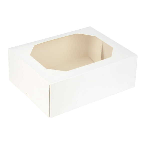 6 Packs: 3 ct. (18 total) 9.5" White Window Treat Boxes by Makery