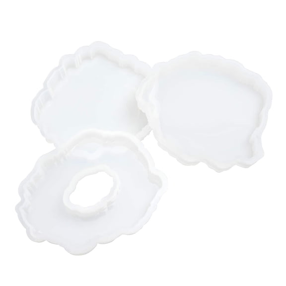Craft Smart Resin Geode Coaster Mold Set, 6 Packs: 3 ct. (18 total)