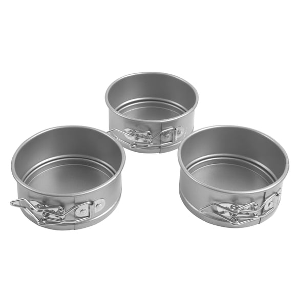 6 Packs: 3 ct. (18 total) Non-Stick Mini Springform Pan Set by Celebrate It