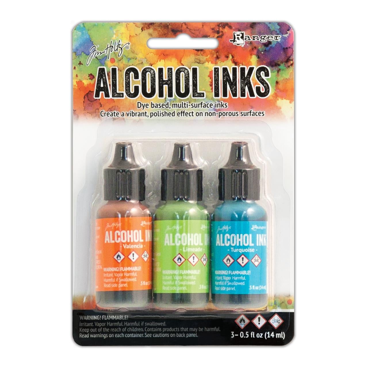 Ranger Tim Holtz® Alcohol Ink Kit, Spring Break, 6 Packs: 3 ct. (18 ...