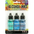 thumbnail image 1 of Ranger THoltz Alcohol Ink Set Teal/Blue Spectrum - 6 Packs:, 1 of 7