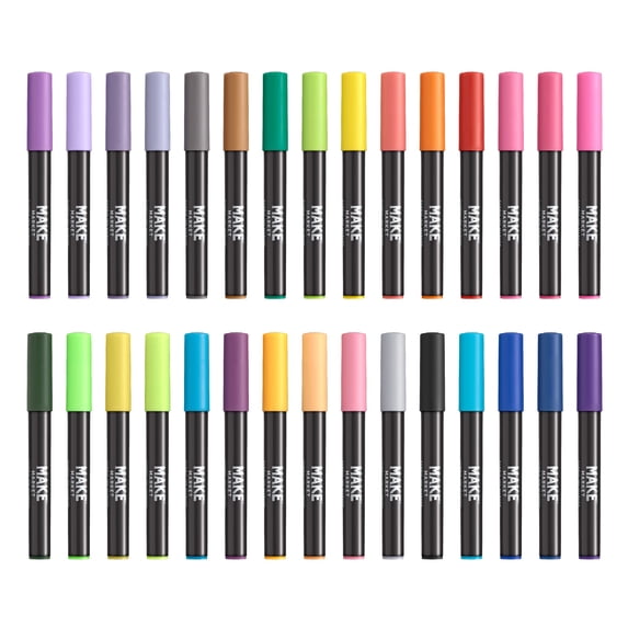 Make Market Chisel Tip Fabric Ink Markers, 6 Packs: 30 ct. (180 total)