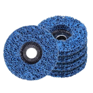 3-Pack 4.5-Inch Poly Strip Discs For Angle Grinder – 4-1/2 X 7/8 – Coarse Silicon Carbide Stripping Wheels