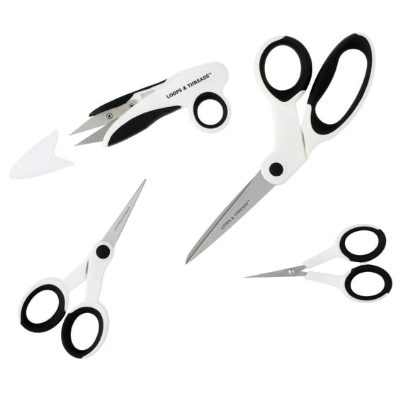 6 Packs: 4 ct. (24 total) Sewing Scissors by Loops & Threads