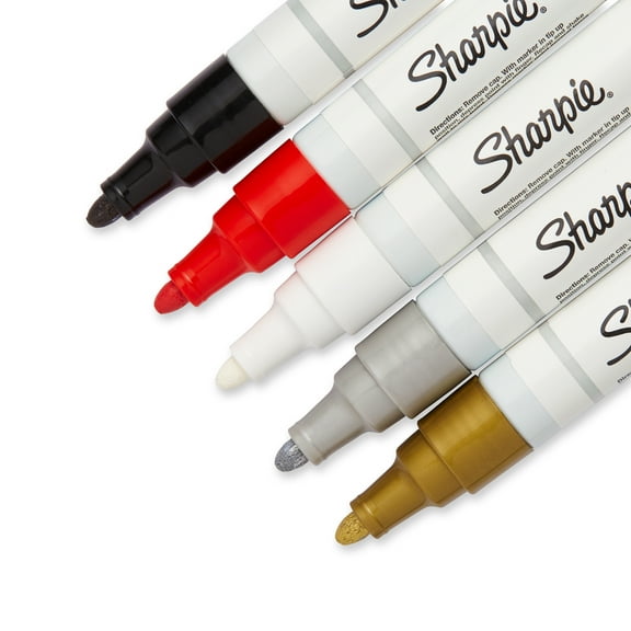 6 Packs: 5 ct. (30 total) Sharpie Medium Point Basic Paint Markers