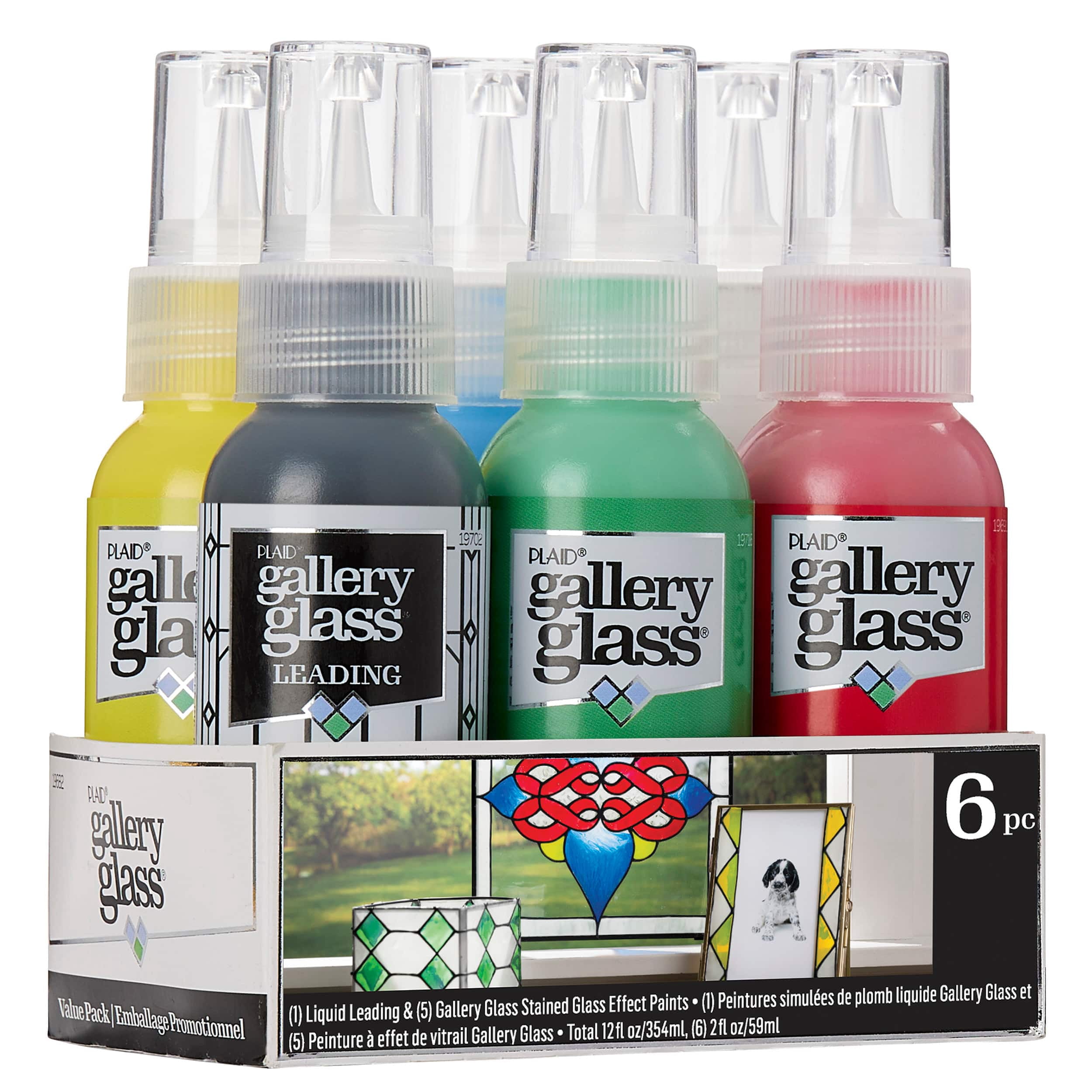 Plaid Gallery Glass Value Pack, 6 Packs: 6 ct. (36 total)