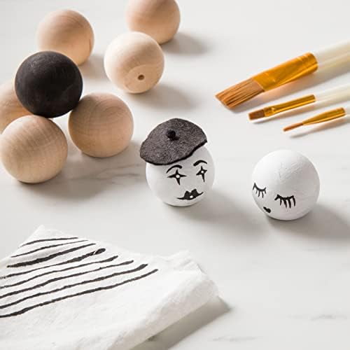 6 Packs: 7 ct. (42 Total) 1.5; Wood Doll Heads by Make Market$$Art & Craft