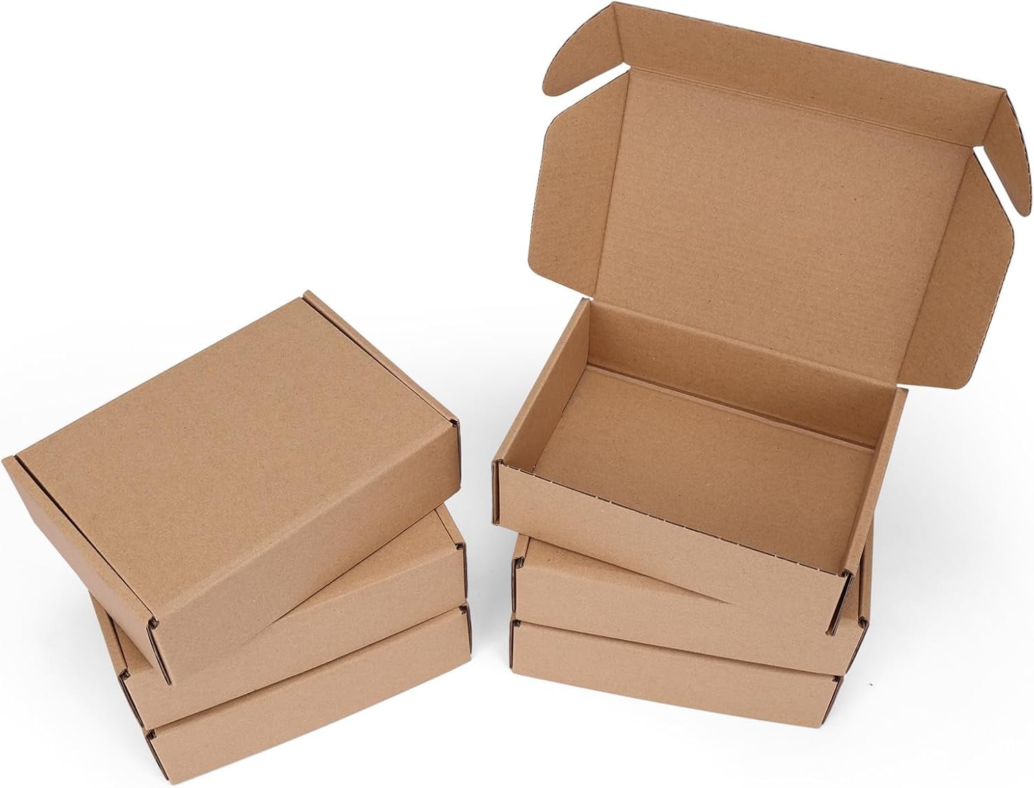 6 Packs 7x5x2 Shipping Boxes,Cardboard Boxes for Small Business ...