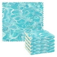 thumbnail image 1 of 6 Packs Beautiful Wave Kitchen Dish Towels Soft Absorbent Dish Cloths 11"x11", 1 of 9