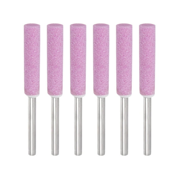 6 Packs Diamond Chainsaw Sharpener Bits 7/32" 5.5mm Cylinder Head Electric Chain Saw Grinder, Ceramics