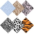 thumbnail image 1 of 6 Packs Glasses Cleaning Cloth Microfiber Cloth Soft Multicolor Cleaner Glass Reusable Thicken Wipes Cloth for Eyeglasses Camera Cell Phone Lens Screens Glasses 6.1x6.1 Inch Abstract, 1 of 9