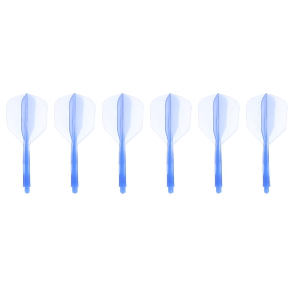 6 Packs Integrated Dart Flights and Shafts in one Part 2BA Darts Flights