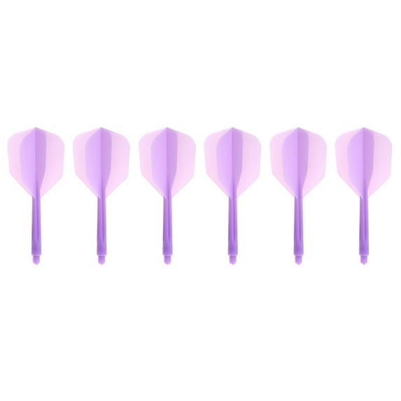 6 Packs Integrated Dart Flights and Shafts in one Part 2BA Darts Flights