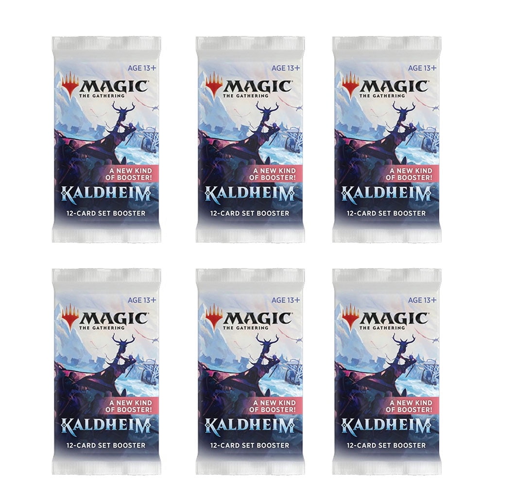 6 Packs Magic: The Gathering Set Booster Pack Lot MTG Kaldheim
