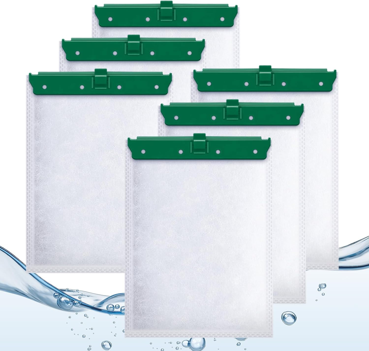 6 Packs Medium Aquarium Filter Cartridge for Tetra Whisper BioBag