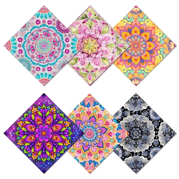 6 Packs Microfiber Cleaning Cloth Floral Design Microfiber Cloth Soft Multicolor Glasses Cleaner Wipes Cloth for Reusable Eyeglasses Camera Cell Phone Screens Glasses 6 x 6 Inch DIY