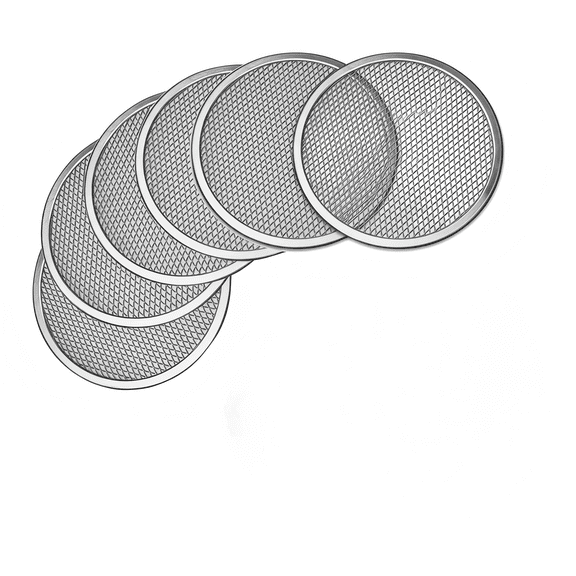 6 Packs Pizza Screen,Non-Stick Net Mold – 8 Inch Round Aluminum Pizza Stones, Cake Baking Tray, DIY Pizza Screen, Metal Baking Tray