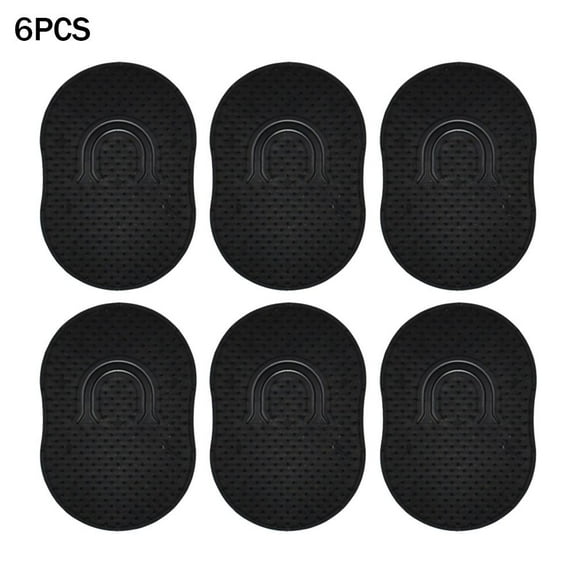 6 Packs Pocket Palm Combs Scalp Massager Hair Brush Comb Nonslip