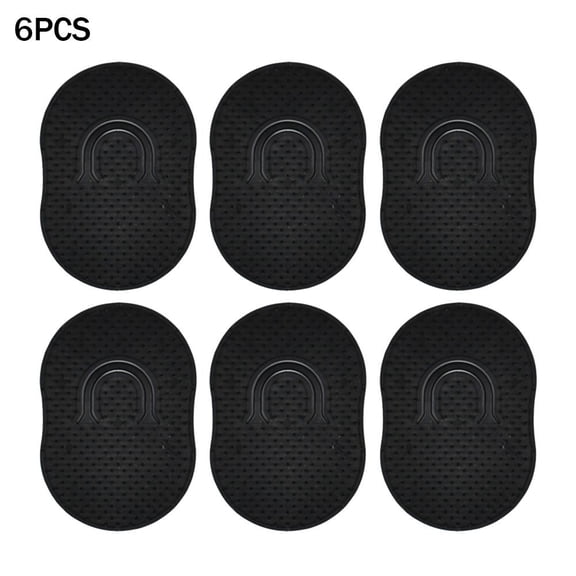 6 Packs Pocket Palm Combs Scalp Massager Hair Brush Nonslip D3P7 Comb