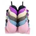 thumbnail image 1 of 6 Packs Pushup Underwired Gentle Push Up Bra B and C Cup 36B (6687DAMA), 1 of 4