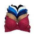 thumbnail image 1 of 6 Packs Pushup Underwired Gentle Push Up Bra B and C Cup 36C (83313-52R3/56LE2), 1 of 2