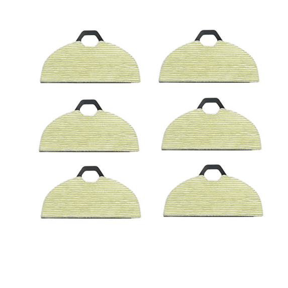 6 Packs Replacement Vacuum Mop Pads for Shark RV2002WD Reusable Hard Floor Cloth Expert Wet Replacement Microfiber Soft Pad