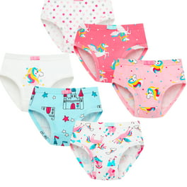 Gyratedream Clearance Toddler Little Girls Panties-6 Pack,100% Cotton Brief Underwear  Undies 