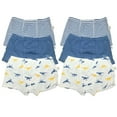 thumbnail image 1 of 6 Packs Toddler Little Boys Kids Underwear Athletic Breathable Cotton Boxer Briefs Size 4T 5T 6T 7T 8T, 1 of 4