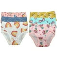 6 Packs Toddler Little Girls Kids Underwear Cotton Briefs Size 2T 3T 4T