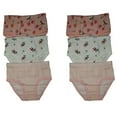 thumbnail image 1 of 6 Packs Toddler Little Girls Kids Underwear Cotton Briefs Underpants Size 2T 3T 4T 5T 6T 7T, 1 of 4
