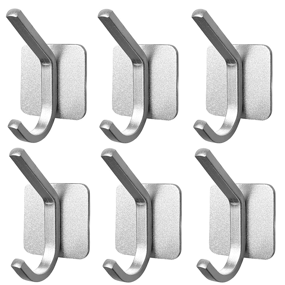 GAViA Large Adhesive Hooks for Hanging Heavy Duty Wall Hooks Self Adhesive  Towel Hook Waterproof Transparent Hooks for Hats Bathroom Shower Outdoor  Kitchen Cup Hooks Curtain Door Coat Hooks 8 Pack 