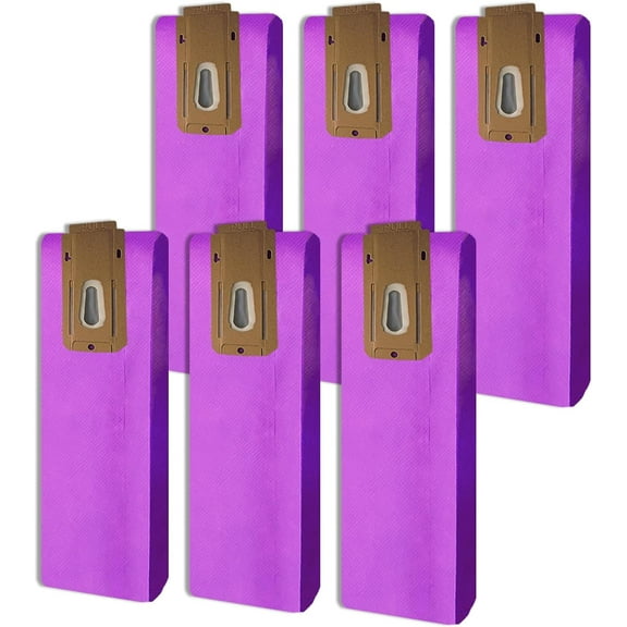 6 Packs Type CC Upright Vacuum Bags Compatible with Oreck Type CC and Oreck XL Upright Vacuum Cleaning X3 X5 XL7 XL21 2000 3000 4000 8000 9000 Series CCPK4OH CCPK8 CCPK8DW AK1CC6H Purple