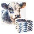 thumbnail image 1 of 6 Packs Vivid Cattle Kitchen Dish Towels Soft Absorbent Dish Cloths 11"x11", 1 of 9