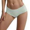 thumbnail image 1 of 6 Packs Women's Period Underwear Menstrual Postpartum Easy Clean Teens Briefs Panties for Women XL Light Green, 1 of 6