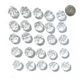 thumbnail image 1 of 6 Packs of 25 Pcs Quality Acrylic Round Crystal Beads Jewelry African Ethnic Choker Bracelet Earrings- 18 mm - Clear Crystal- #BD800, 1 of 3