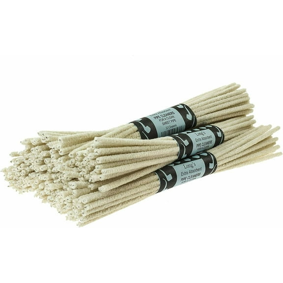 6 Packs of 32 BJ Long 12" Extra Absorbent Churchwarden Pipe Cleaners - 7602-6