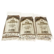 6 Packs of 60 BJ Long 6.5" Long Extra Absorbent Jumbo Pipe Cleaners - 1246-6