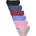 thumbnail image 1 of 6 Packs of MAMIA Women's Ladies Hipster Underwear Bikini Panties - Style#1, 1 of 1