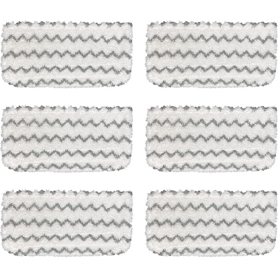 6 Packs of Replacement Washable Cleaning Pads, Fits for Shark Steam Mop S1000 S1000A S1000C S1000WM S1001C