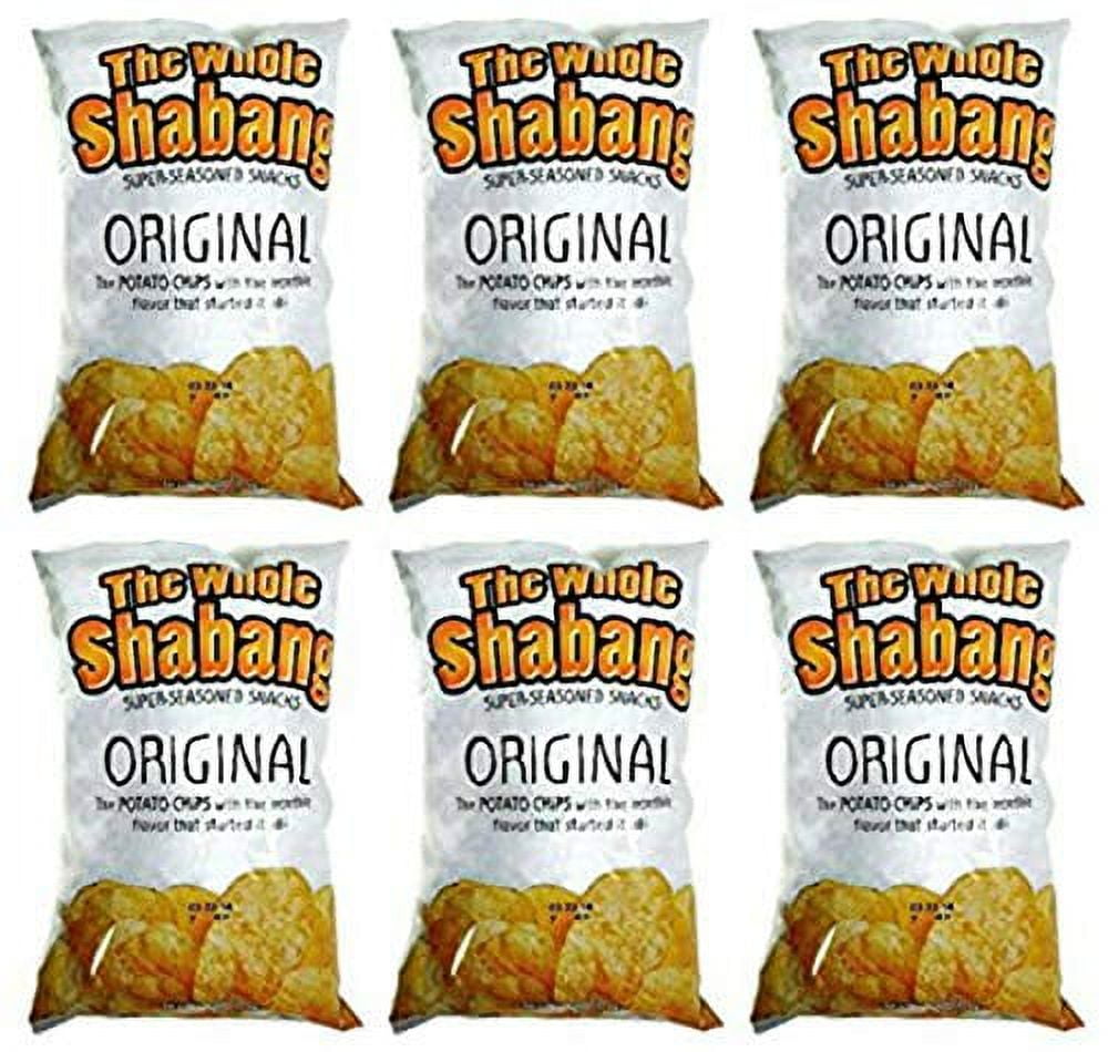 6 Packs of The Whole Shabang Potato Chips (Original Chips) 6oz