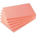 thumbnail image 1 of 6 Pads Lined Sticky Notes with Lines 4x6 Self-Stick Notes Bright Color Sticky Notes, 45 Sheets/Pad (Pink), 1 of 9