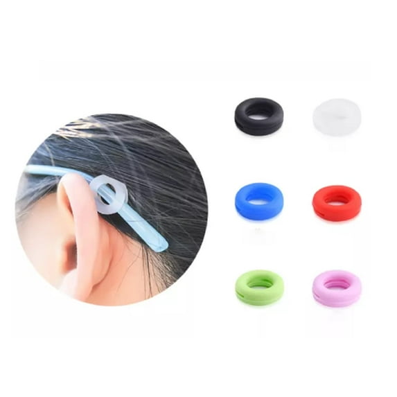 6-Pair Anti-Slip Eyeglass Ear Hooks – Comfort Sport Grip Cushions for Secure Eyewear Fit TIKA