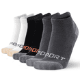 thumbnail image 1 of Mqamex Athletic Ankle Socks, Moisture-Wicking, Arch Support (6 Pack)6-14, 1 of 6