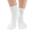 thumbnail image 1 of 6 Pair Women's White Buster Brown Elastic-Free Cotton Socks - Sock Size 11 - Fits Shoe Sizes 9.5 - 10.5, 1 of 2