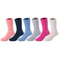 thumbnail image 1 of 6 Pairs Children's Wool Socks for Boys & Girls. Thick & Warm Socks for Kids Perfect as Winter Snow Sock and All Seasons Size 0M-1Y(Blue,Grey,Navy,Rose,Orange,Beige), 1 of 10