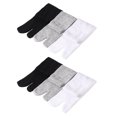 thumbnail image 1 of 6 Pairs Two finger Socks Delicate Breathable Decorative Socks, 1 of 8