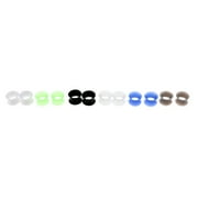 6 Pairs Ear Tunnels and - Double Flared Silic Ear Gauges - Ear Expander Stretcher Jewelry8mm - 20mm 10mm
