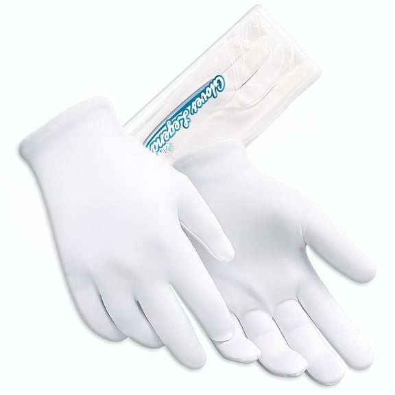6 Pairs - Women Size Small - Gloves Legend White Cotton Inspection Coin Silver Gloves
