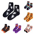 thumbnail image 1 of 6 Pairs Halloween Socks, Funny Socks Halloween Gifts for Women Men, 1 of 4
